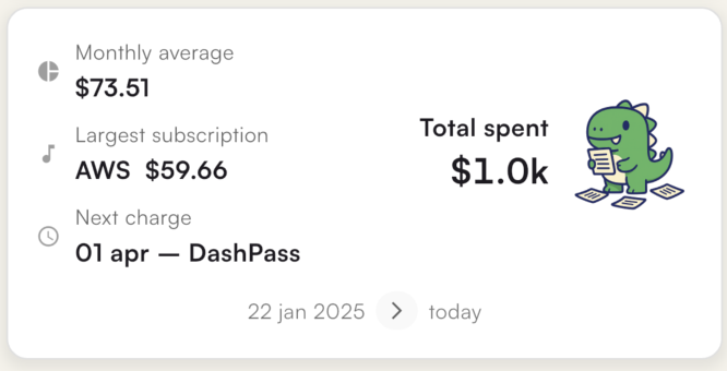 Track your spending